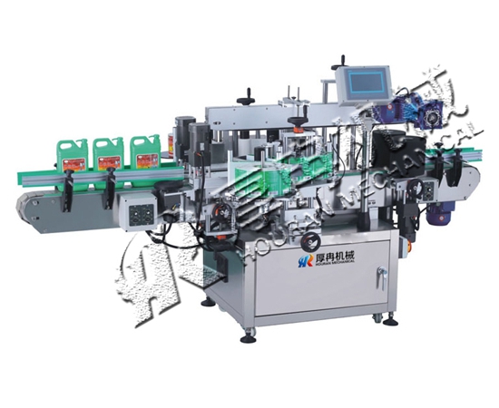 洗潔精雙麵貼標機
