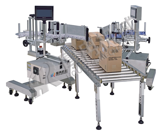 紙箱側麵貼標機